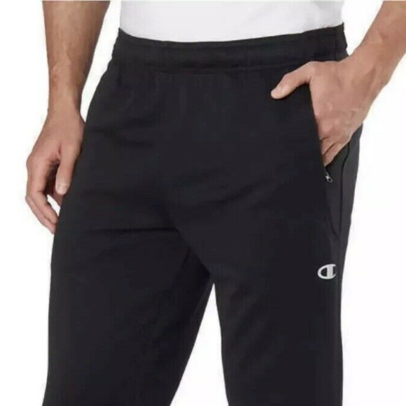 Men's Champion Authentic Training Pant Black - Picture 3 of 7